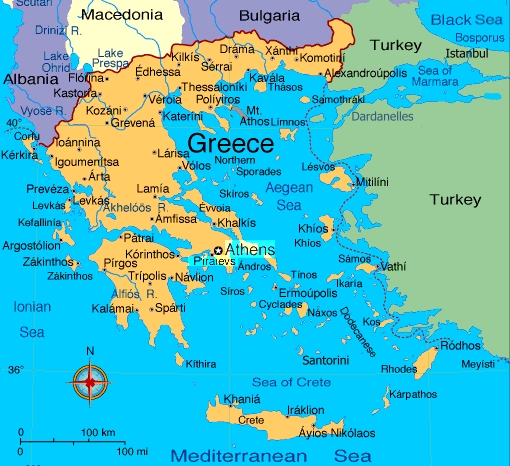 Greece Map