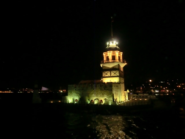 Maidens Tower At Night