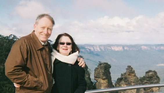 Bill, Rosalie at Three Sisters