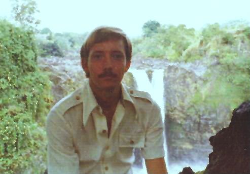Bill in 1975 at Rainbow Falls