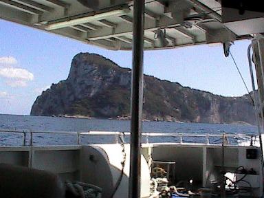Capri-EastCliffsFromBoat