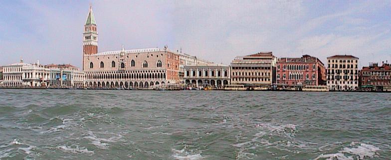 Venice - San Marco Doges Palace Hotel Danieli Panorama